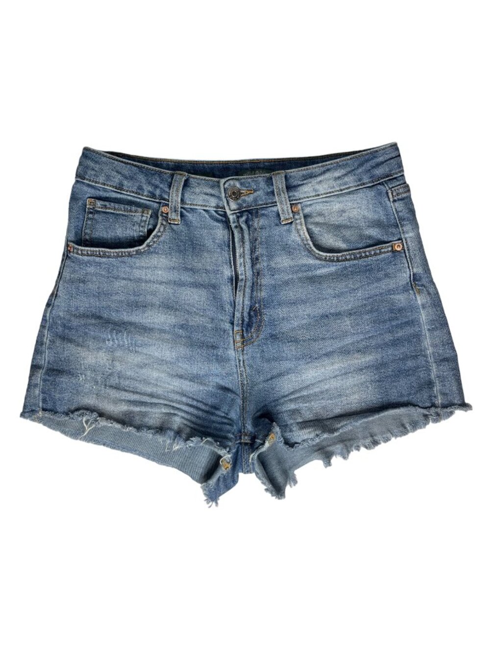 Wild Fable Highest Rise Mom Shorts Size 6 Distressed Denim Summer Festival